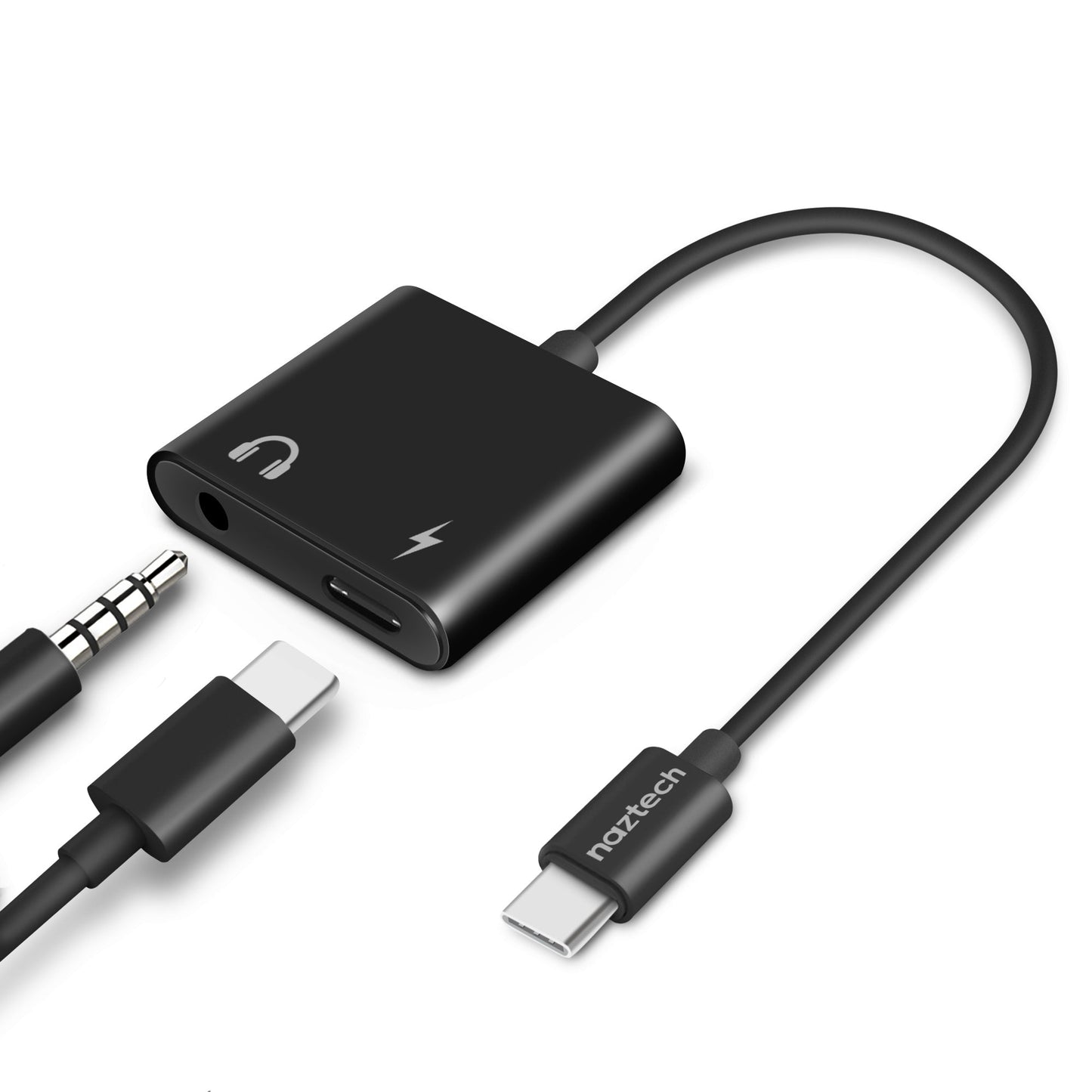 Naztech USB-C to 3.5mm Audio Adapter