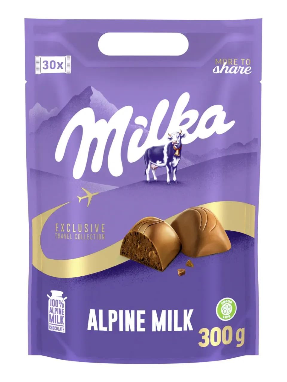 Milka Alpine Chocolates Mini Bag - 300g