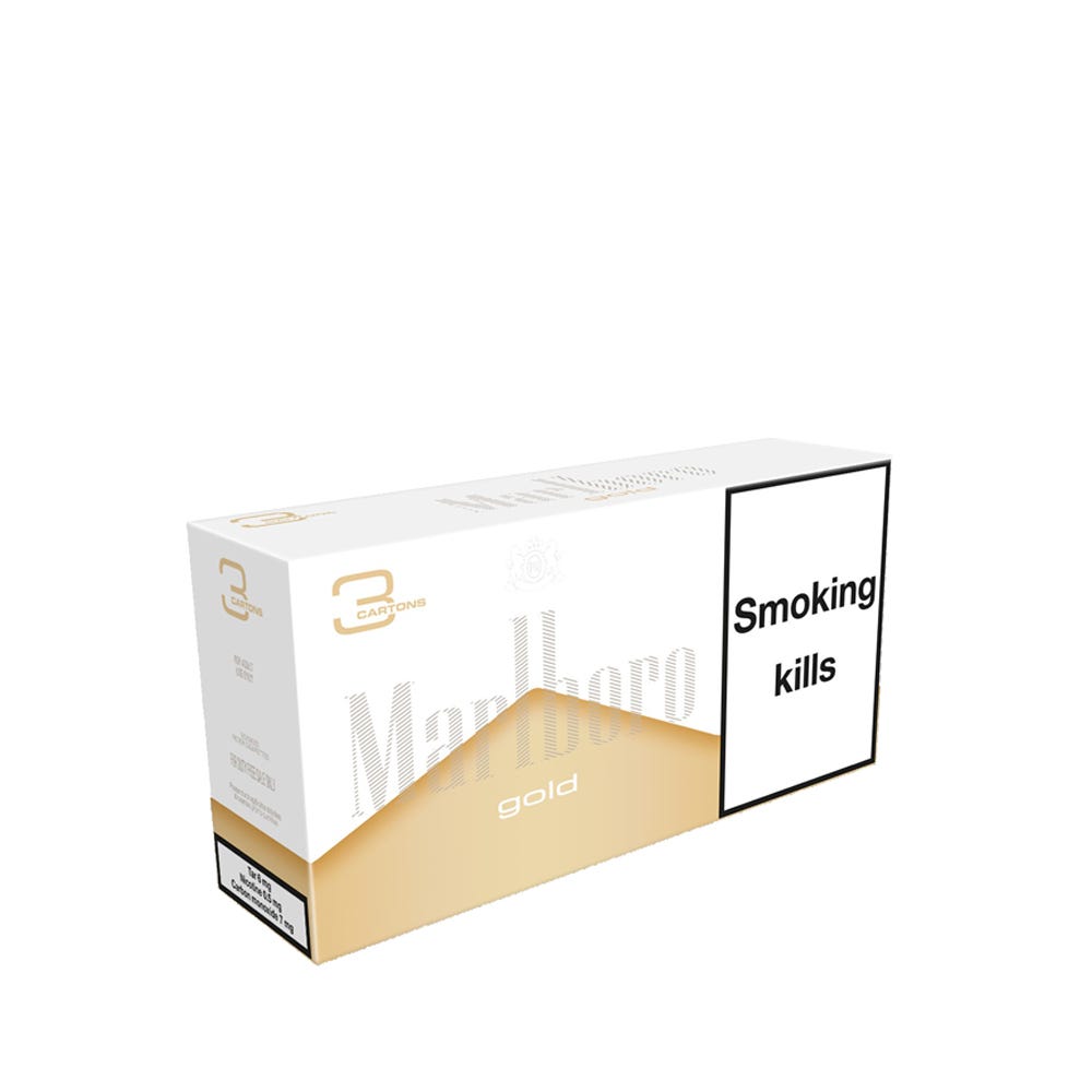 Marlboro Gold Lights Cigarettes 3-Pack