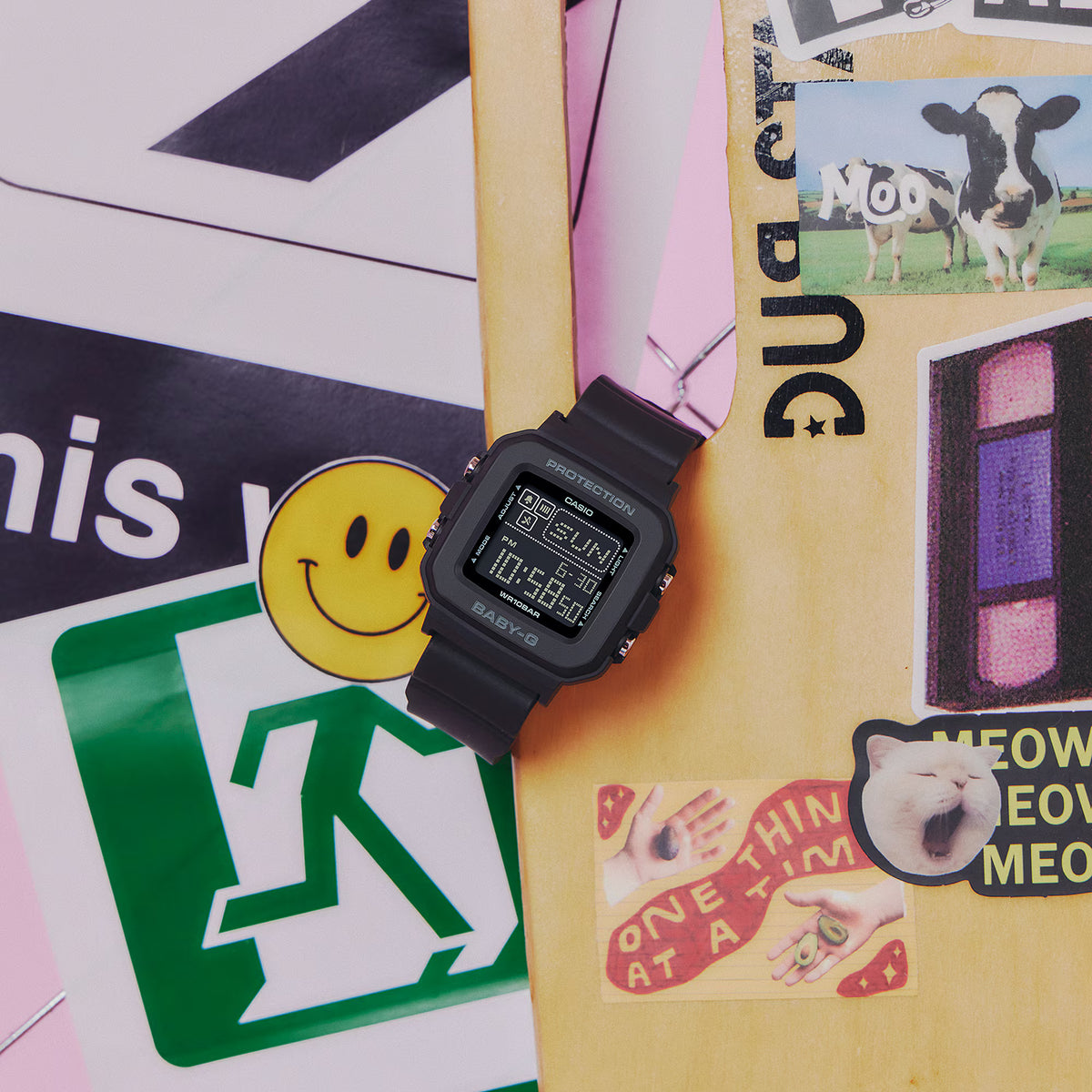 Baby-G Reloj Digital Casual Negro de Mujer
