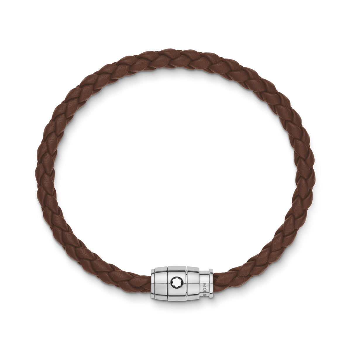 Montblanc Pulsera de Piel Suave Fauve Brown Talla M