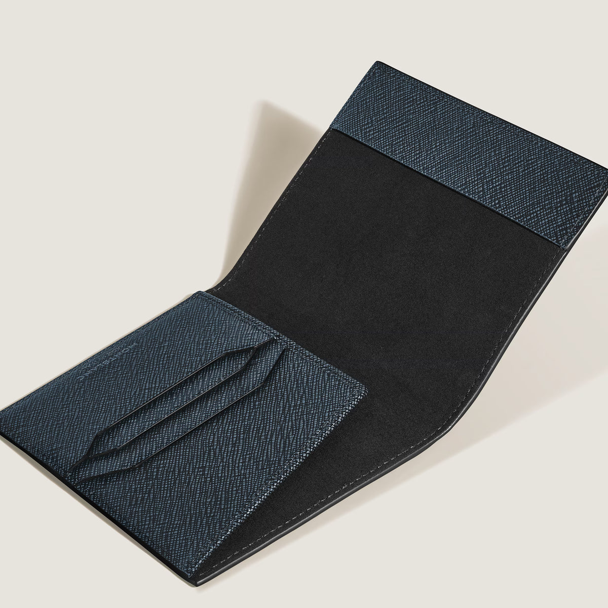 Porta-passaporte Montblanc Sartorial Tweed Azul