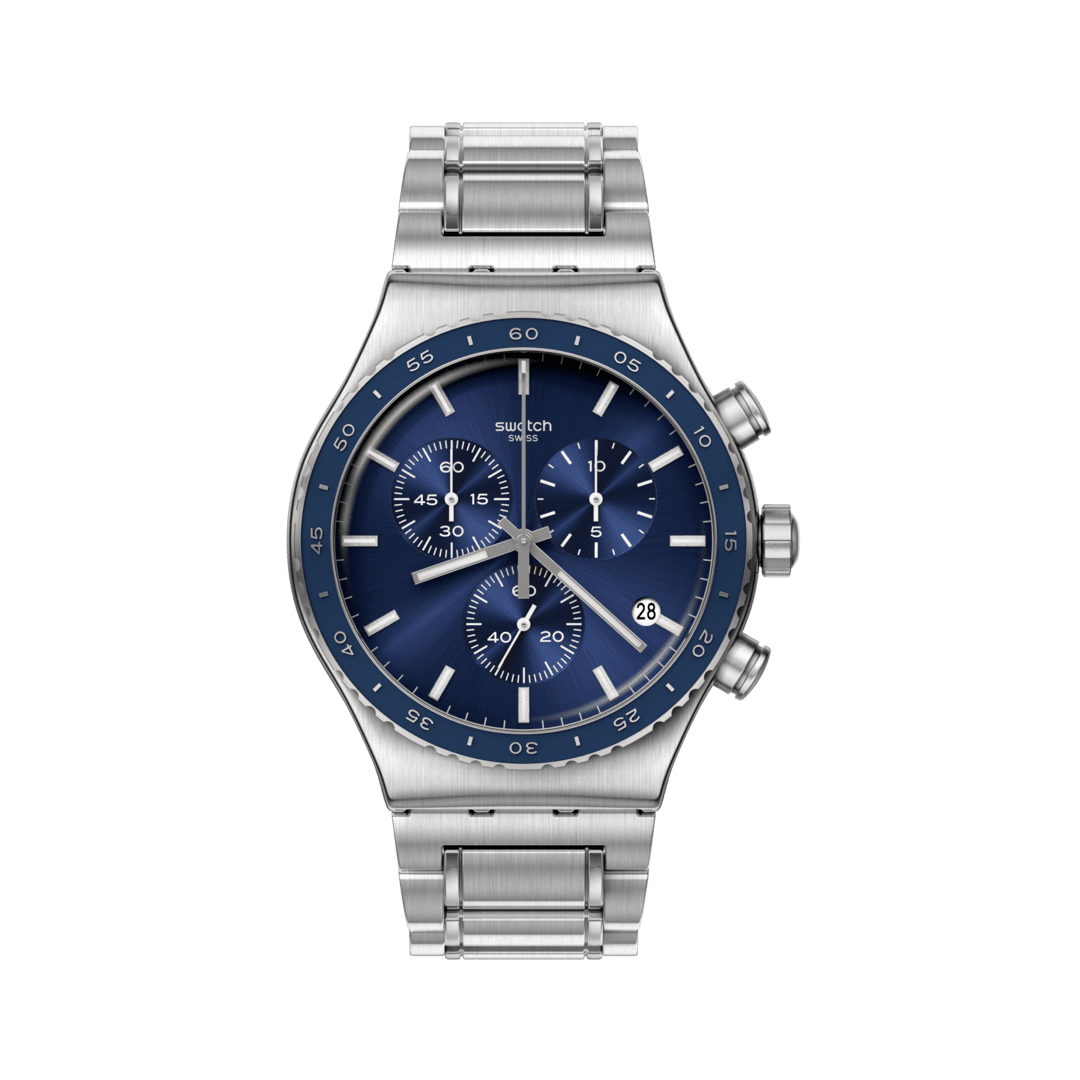 Swatch Reloj Análogo Cronógrafo Irony de Hombre