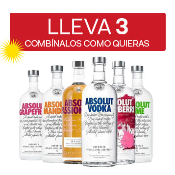 ANY 3 Absolut y Sabores