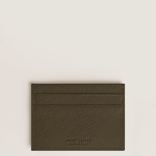 Porta-cartões Montblanc Sartorial Caqui para 5 Cartões