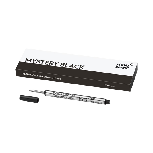 Montblanc Repuesto Rollerball Capless System Mystery Black Medium