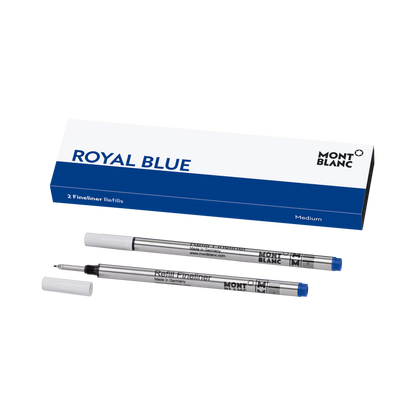 Refil para Caneta Fineliner Montblanc Royal Blue Média – 2 Unidades