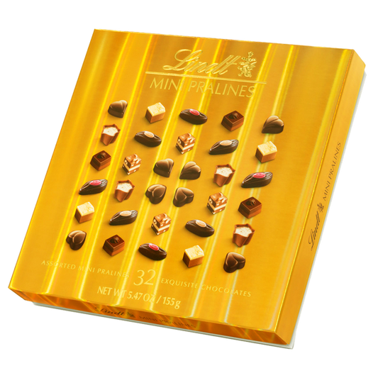 Chocolates Lindt Mini Piralines Gold Caja - 155g