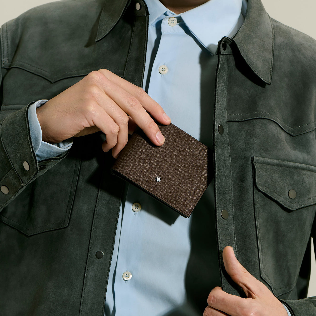 Montblanc Wallet Sartorial Ébano para 6 Tarjetas