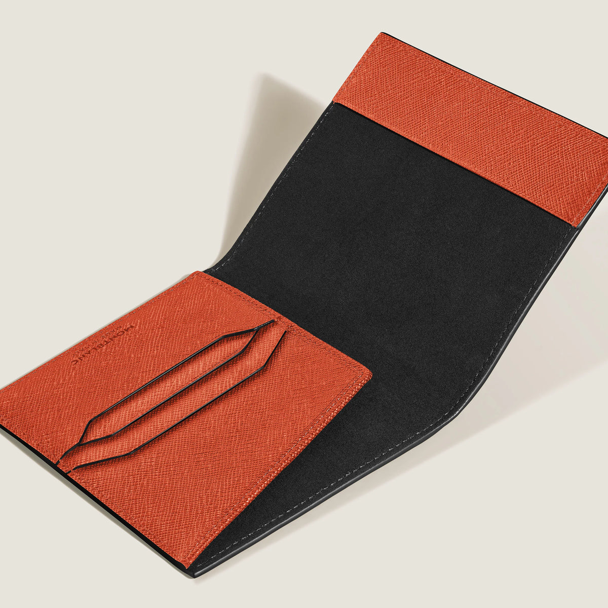 Porta-passaporte Montblanc Sartorial Tangerina