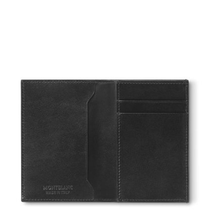 Porta-cartões Montblanc Meisterstück Preto para 2 Cartões