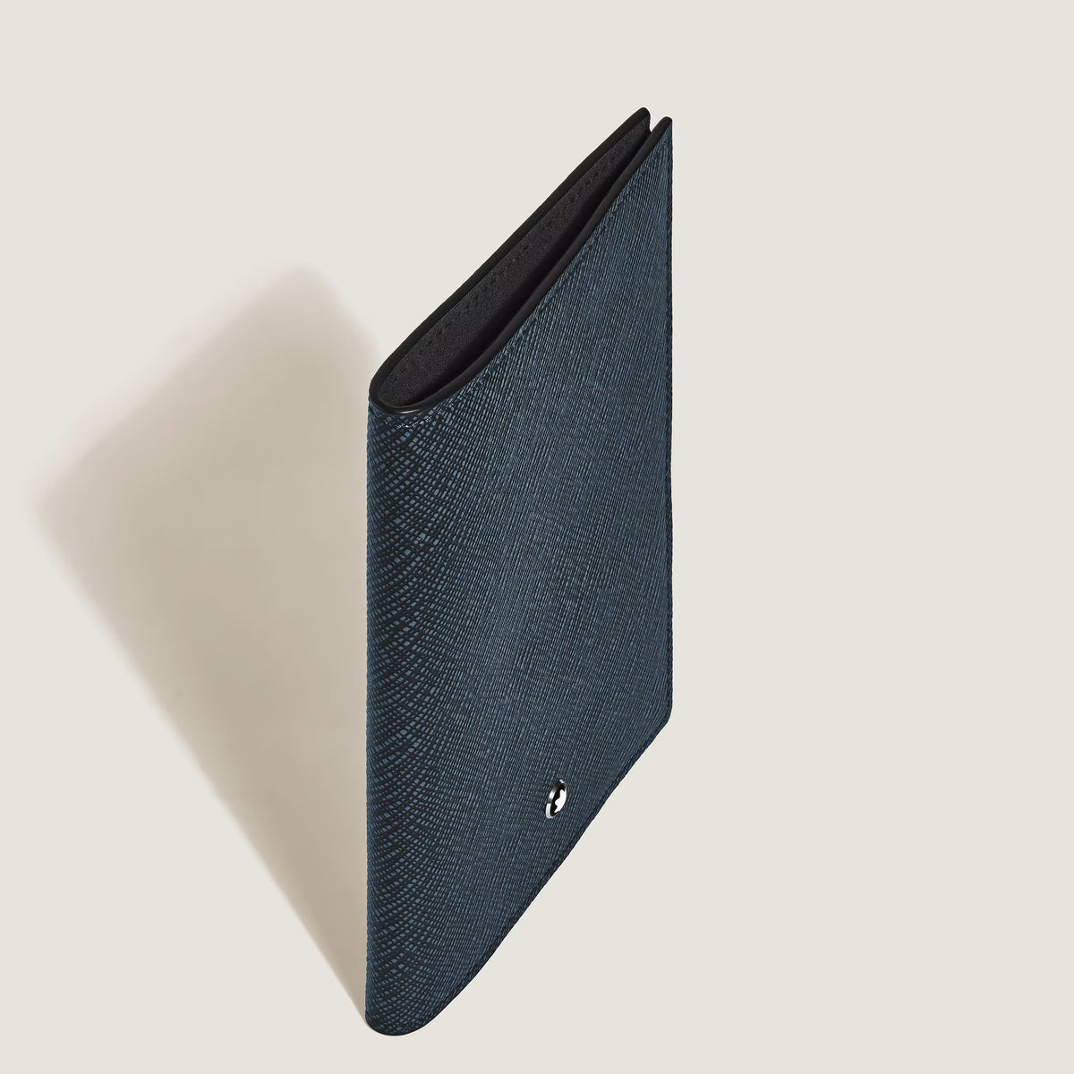Porta-passaporte Montblanc Sartorial Tweed Azul