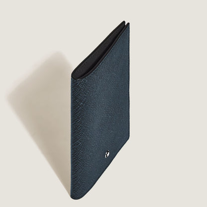 Porta-passaporte Montblanc Sartorial Tweed Azul