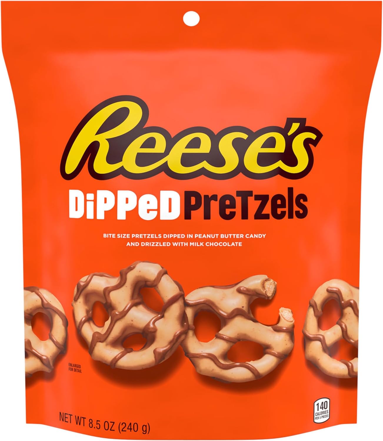 Chocolates Hersheys Reeses Dipped Pretzel Bolsa - 240g