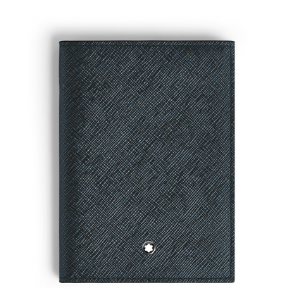 Porta-passaporte Montblanc Sartorial Tweed Azul