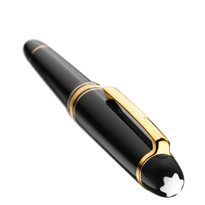 Montblanc Meisterstück Classique Pluma Estilográfica con Revestimiento en Oro (M)