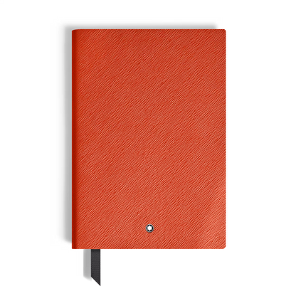 Caderno Médio Montblanc Sartorial Tangerina com Páginas Pautadas