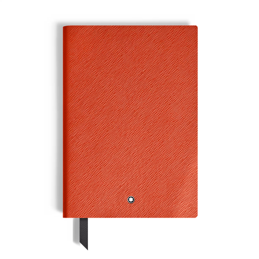 Caderno Médio Montblanc Sartorial Tangerina com Páginas Pautadas