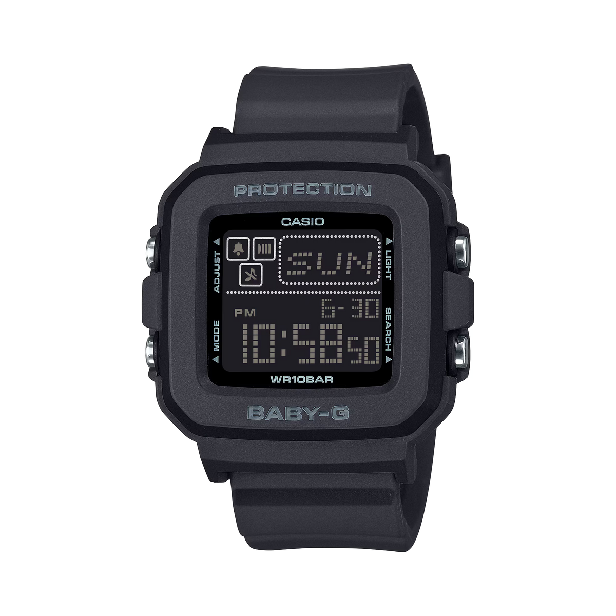 Baby-G Reloj Digital Casual Negro de Mujer