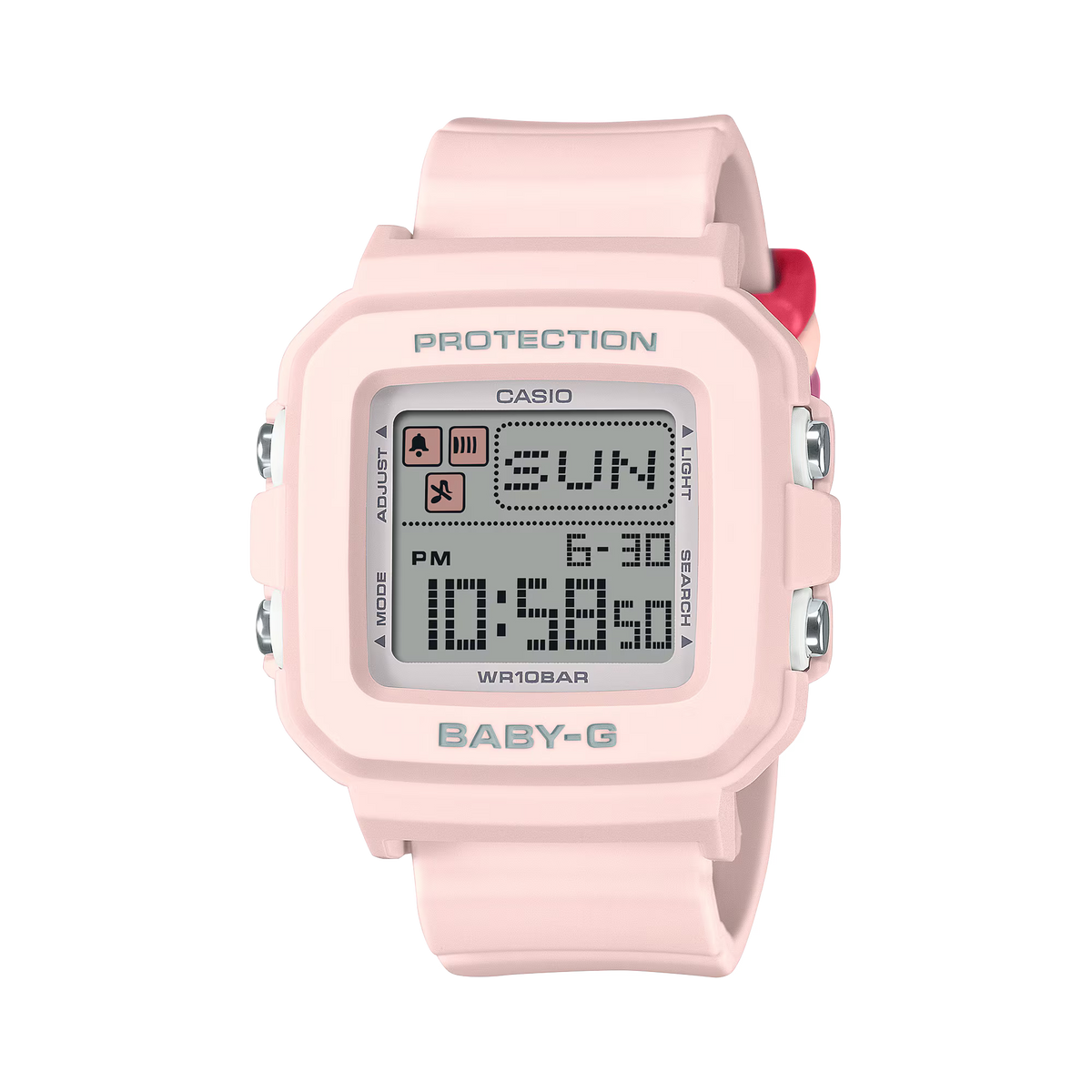 Baby-G Reloj Digital Casual Rosado de Mujer