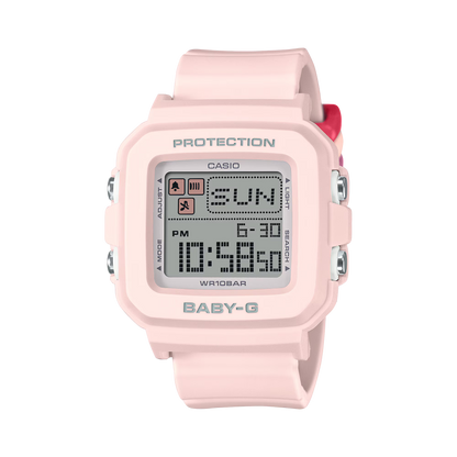 Baby-G Reloj Digital Casual Rosado de Mujer
