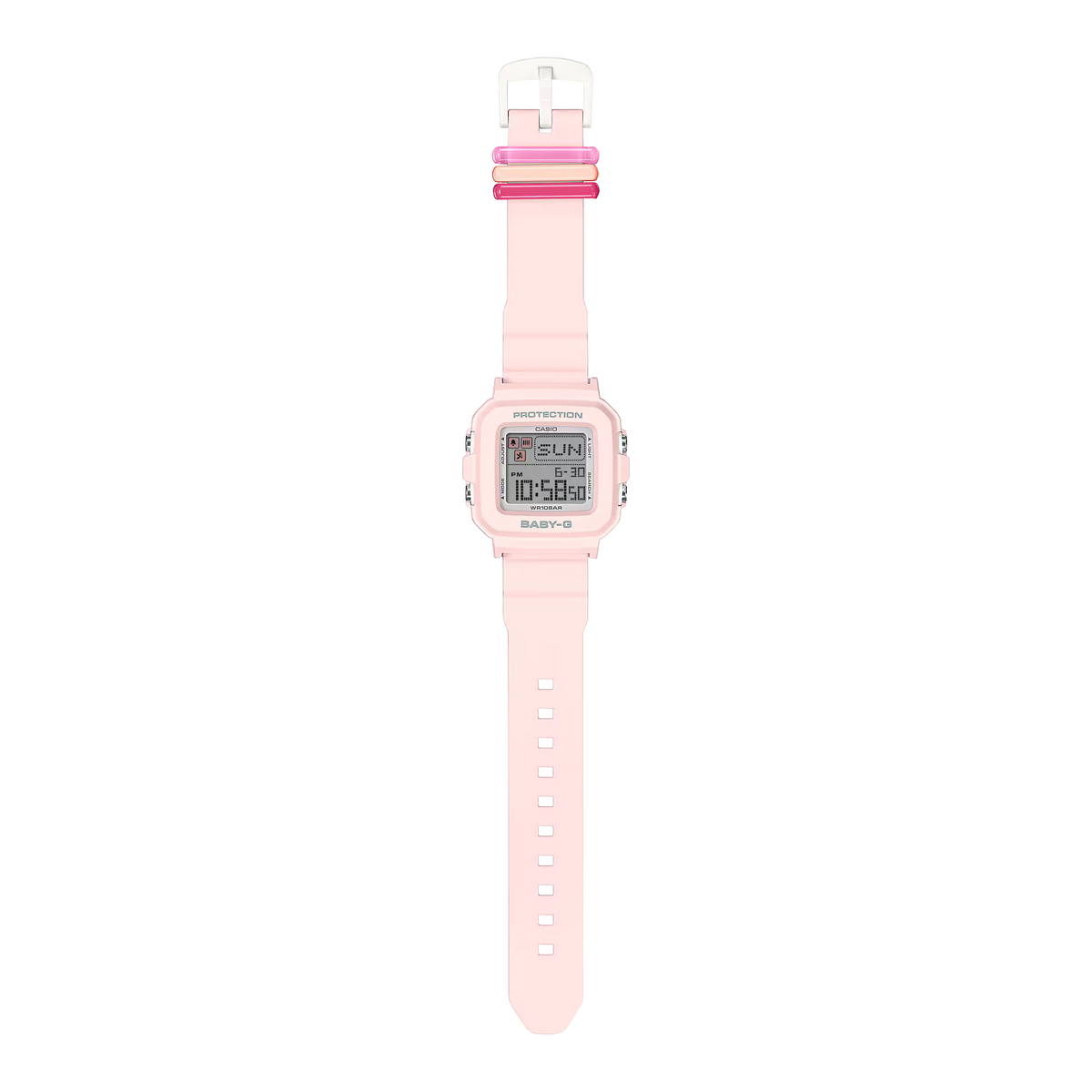 Baby-G Reloj Digital Casual Rosado de Mujer