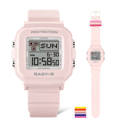 Baby-G Reloj Digital Casual Rosado de Mujer