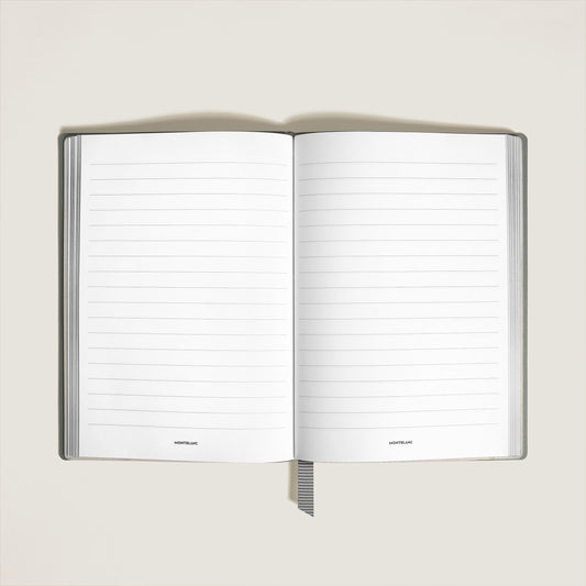 Caderno Médio Montblanc Sartorial Cinza Quente com Páginas Pautadas