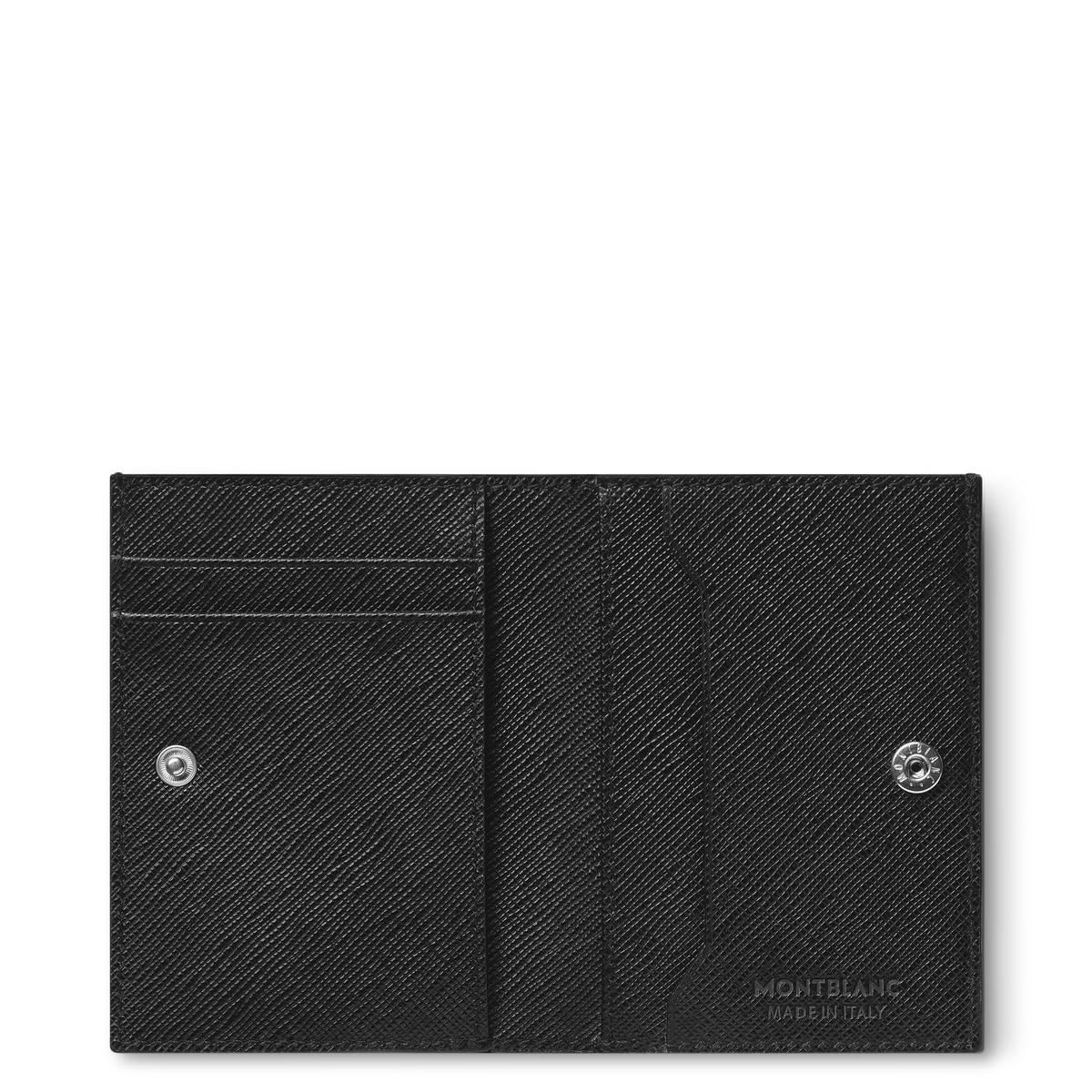 Mini Carteira Montblanc Sartorial Preta para 4 Cartões