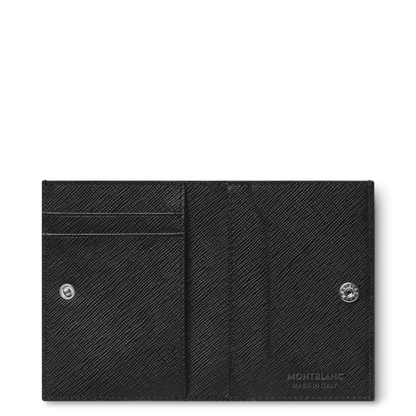 Mini Carteira Montblanc Sartorial Preta para 4 Cartões