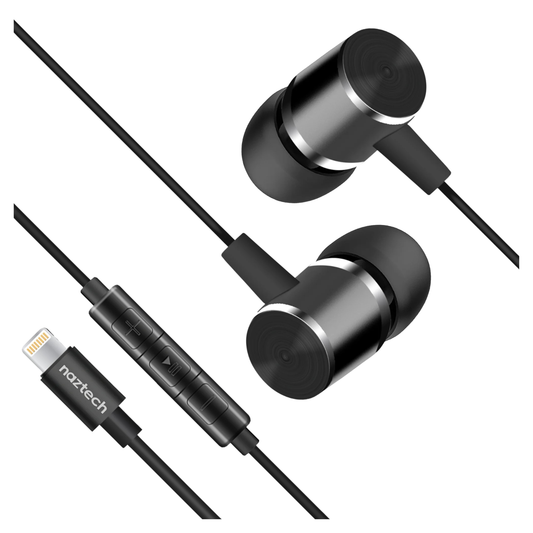 Fone de Ouvido Naztech Platinum MFi Lightning