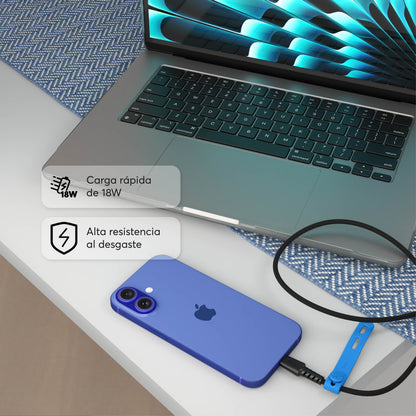Cabo PowerLite 1M USB-A - USB-C