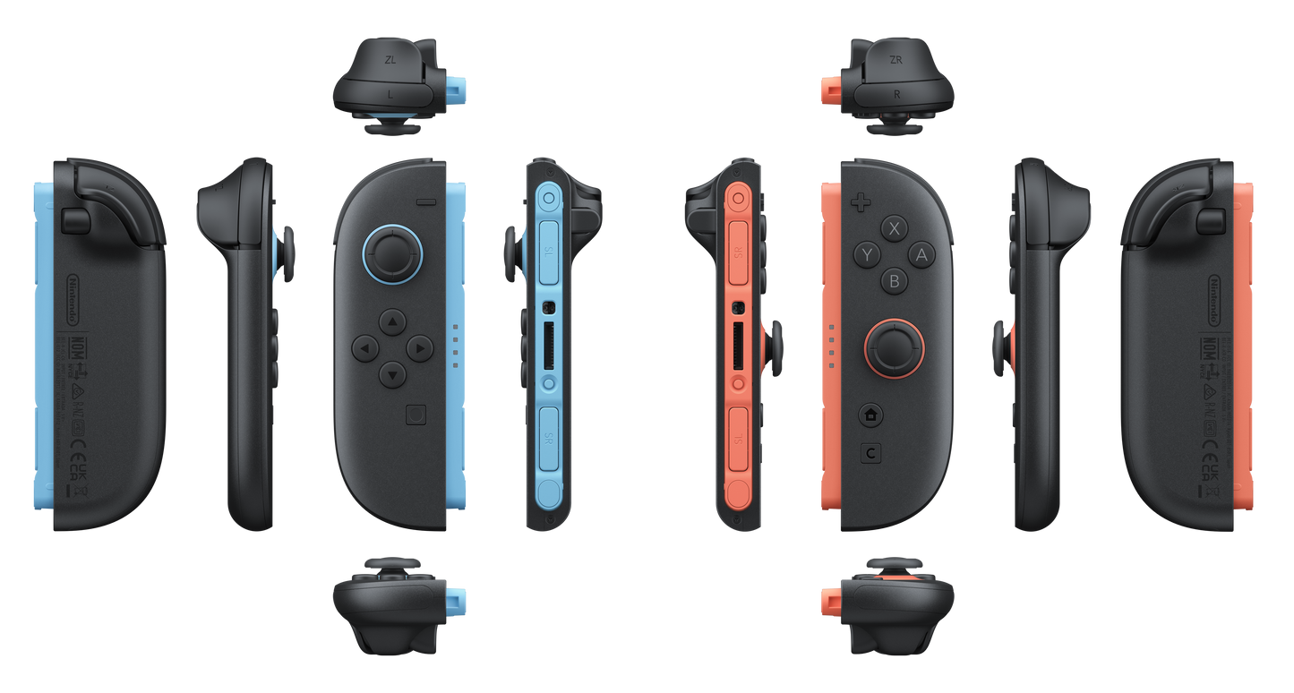 Controles Light Joy-Con™ 2 (L) Azul / (R) Rojo para Nintendo Switch™ 2 - Attenza Colombia