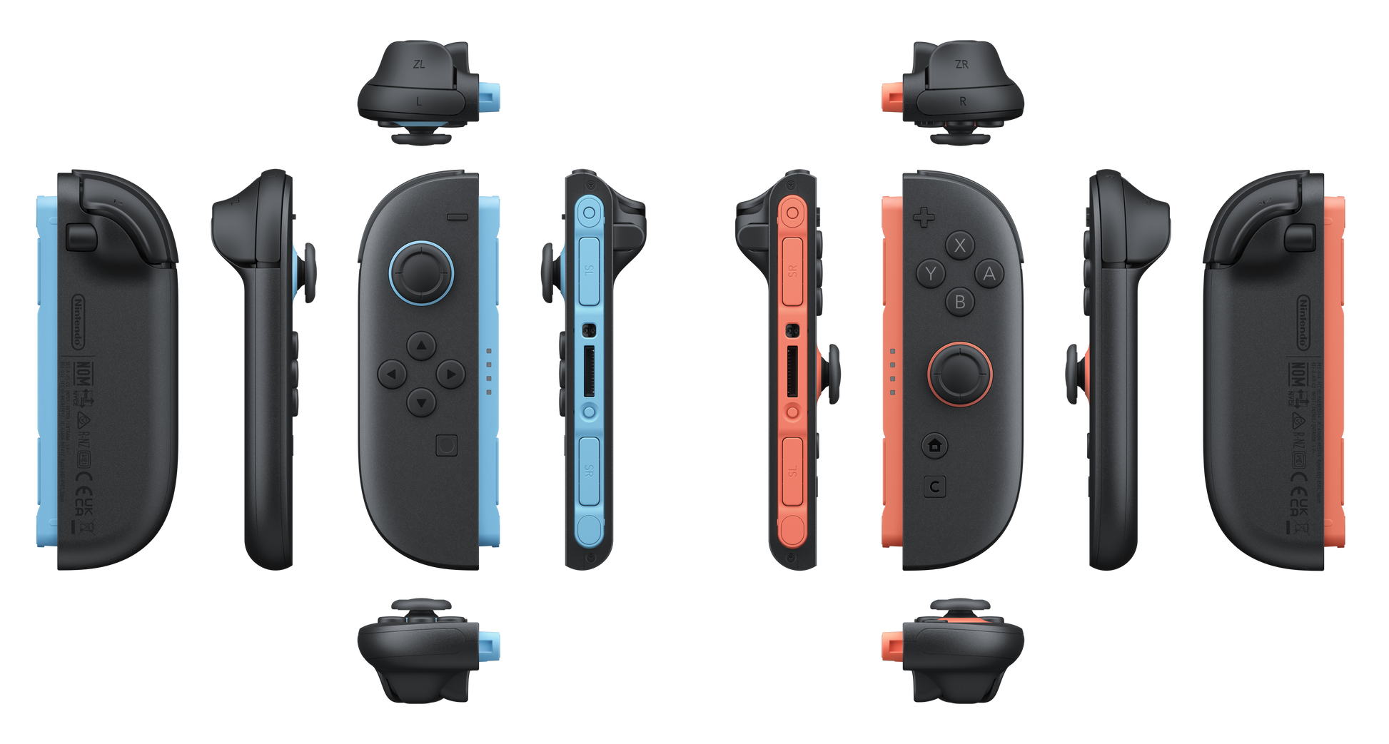 Controles Light Joy-Con™ 2 (L) Azul / (R) Rojo para Nintendo Switch™ 2 - Attenza Colombia