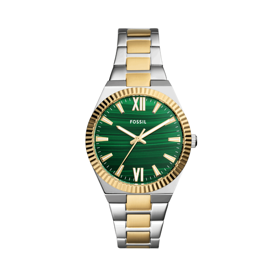 Reloj Análogo Scarlette Doble Tono de Mujer