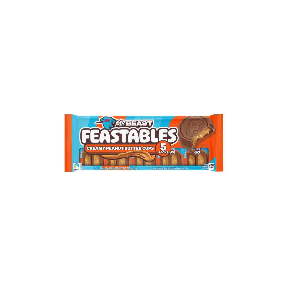Feastables Chocolates Peanut Butter Cups 40 G - Attenza Colombia