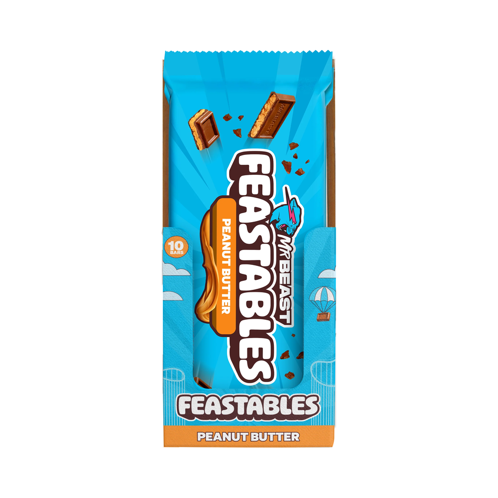 Feastables Chocolate De Mrbeast Con Maní 60 G - Attenza Colombia