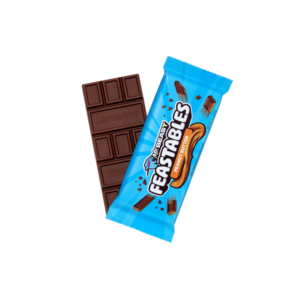 Feastables Chocolate De Mrbeast Con Maní 60 G - Attenza Colombia