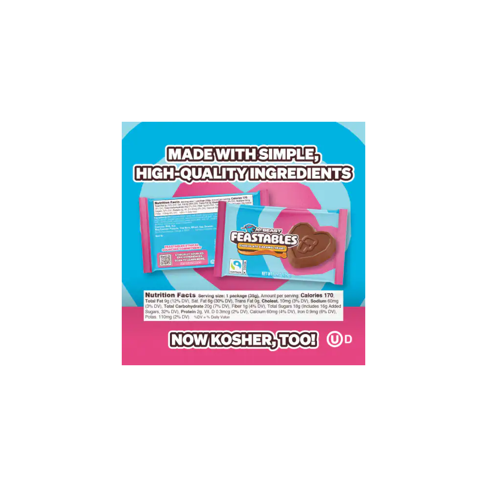 Feastables Chocolates De Avellana 40 G - Attenza Colombia