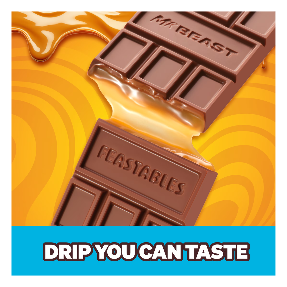 Feastables Chocolate Caramel De 60 G - Attenza Colombia