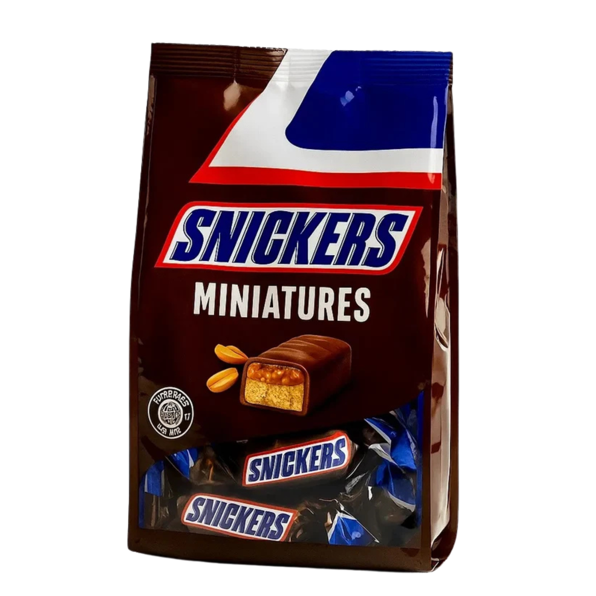Miniaturas de Chocolate Snickers Embalagem - 220g