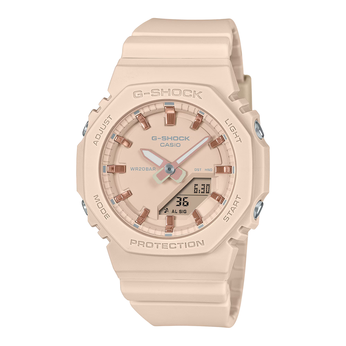 G-Shock Reloj Análogo Digital Casual Rosado de Mujer