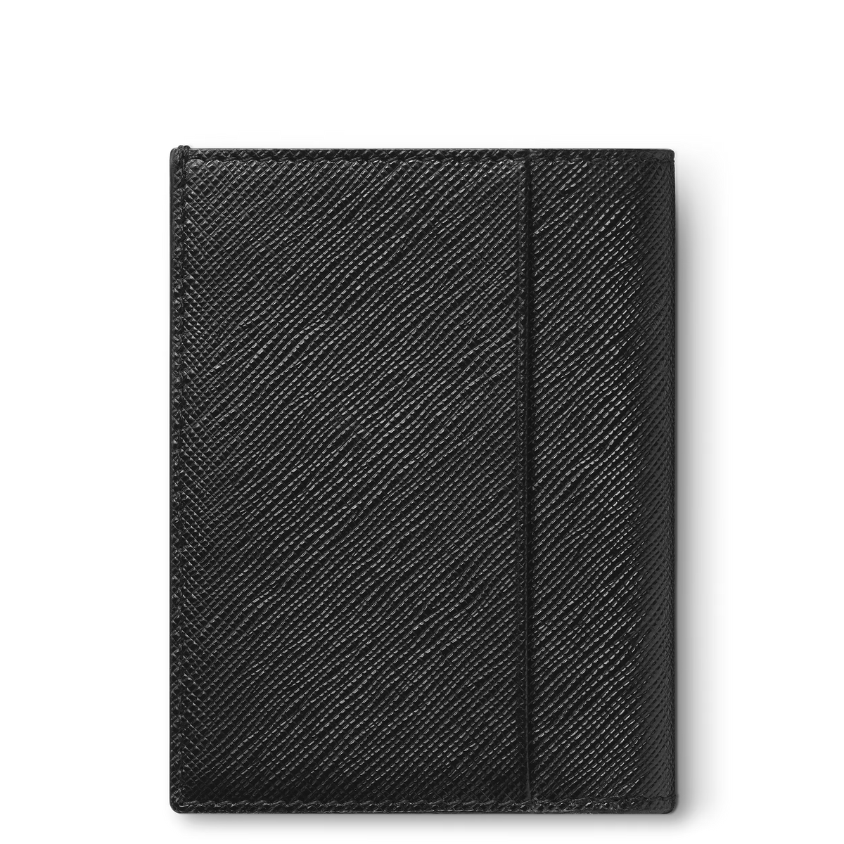 Mini Carteira Montblanc Sartorial Preta para 4 Cartões