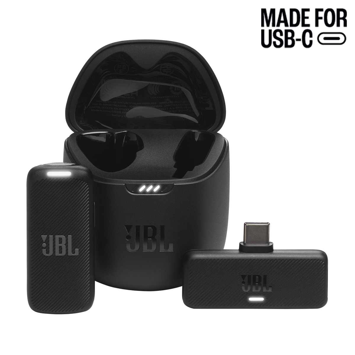 Microfone Sem Fio JBL Quantum Stream Clip-On