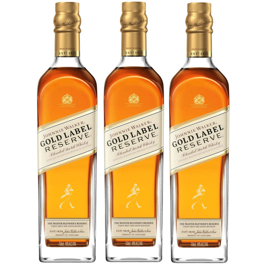 Johnnie Walker Gold Label Reserve Blended Scotch Whisky (3X1000ml.)
