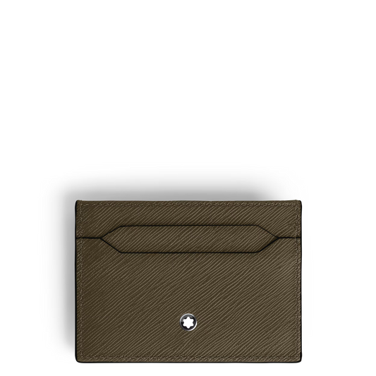 Porta-cartões Montblanc Sartorial Caqui para 5 Cartões