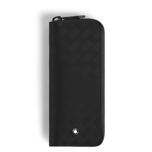 Estojo Montblanc Extreme 3.0 Preto com Zíper para 2 Canetas