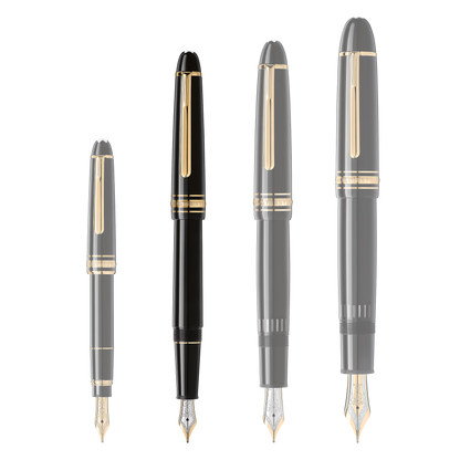Montblanc Meisterstück Classique Pluma Estilográfica con Revestimiento en Oro (M)