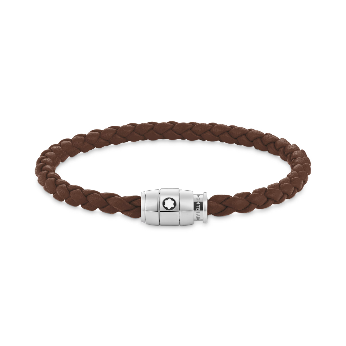 Montblanc Pulsera de Piel Suave Fauve Brown Talla M