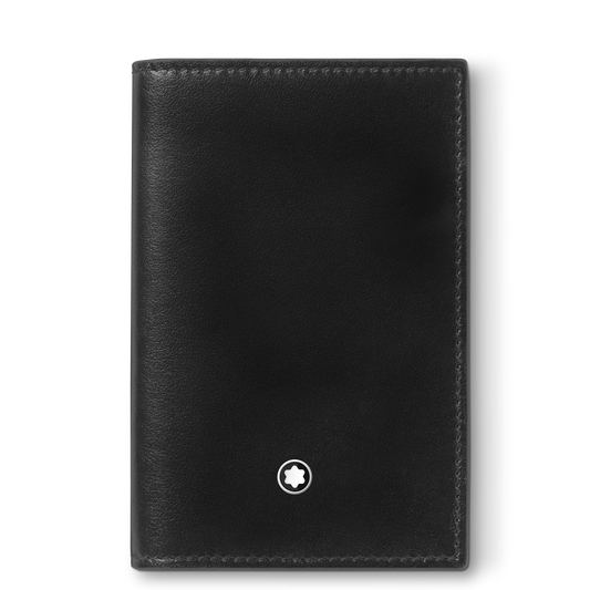 Porta-cartões Montblanc Meisterstück Preto para 2 Cartões